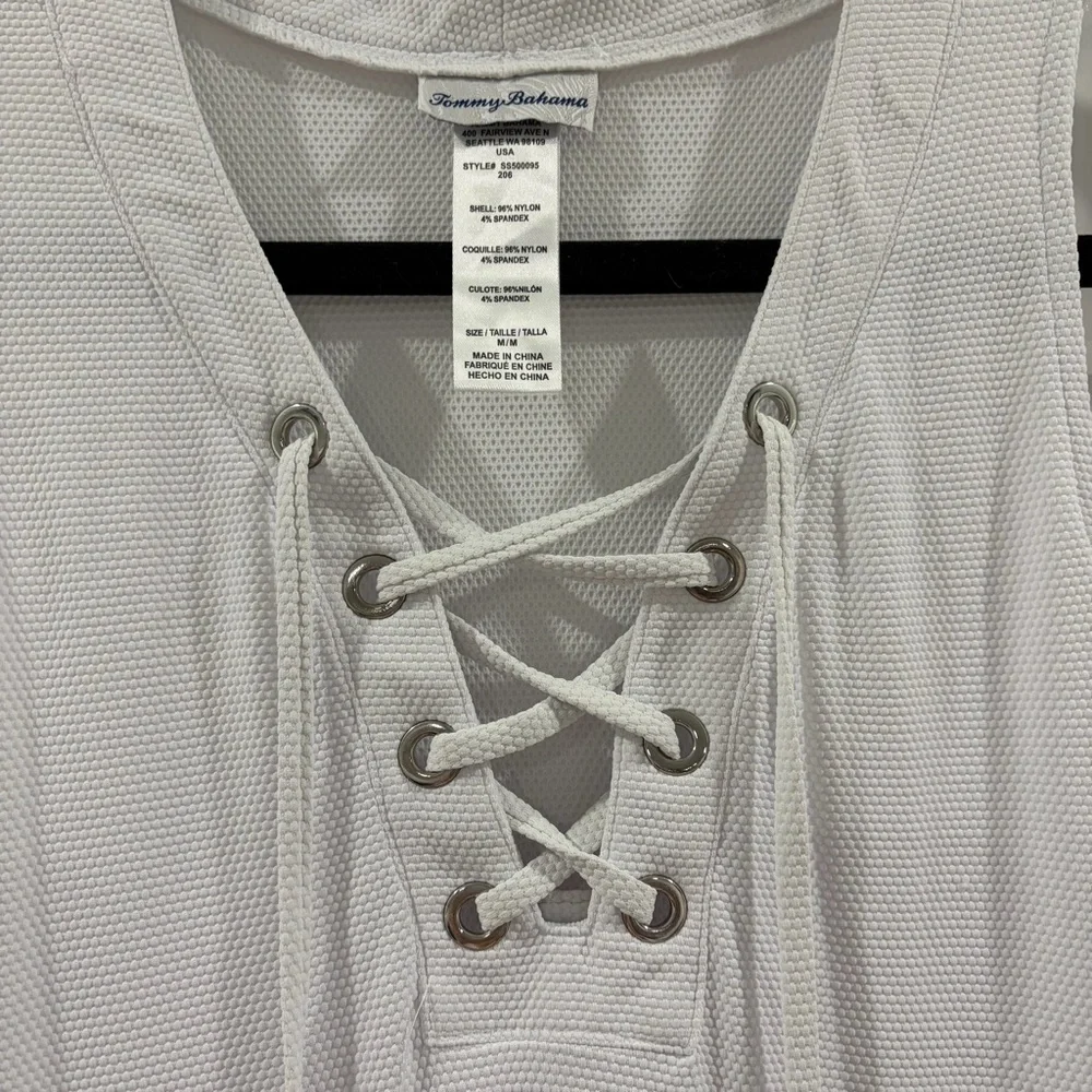 Tommy Bahama Island Cays Lace-Up Spa Dress - Picture 14 of 16